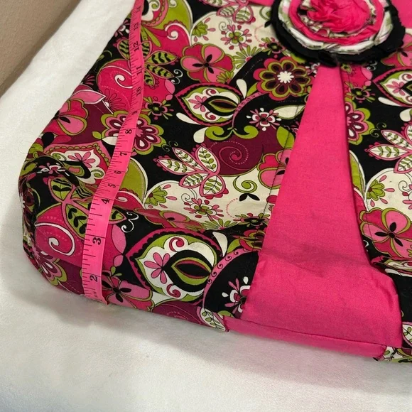 Beautiful Hand Crafted Floral Pink Shoulder Bag - Picture 9 of 11